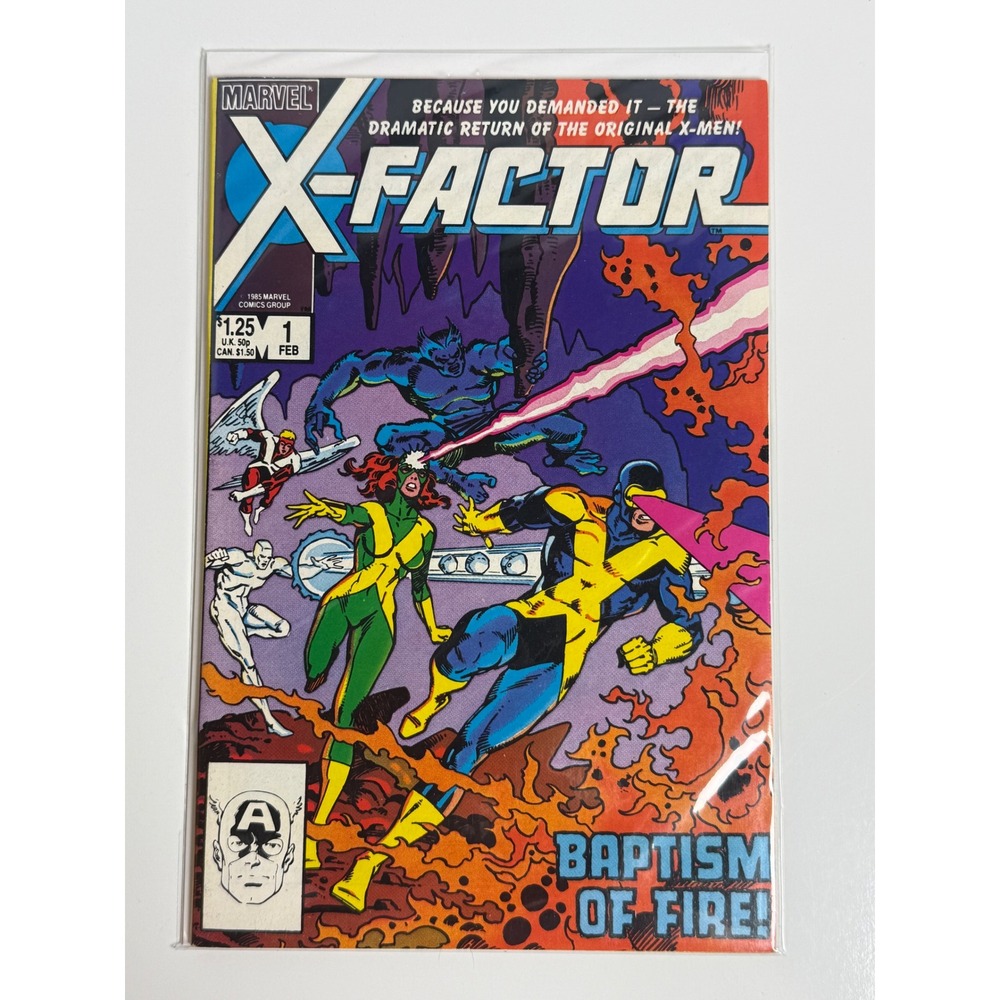 X-Factor 1 Marvel Comics 1986 Original X-Men Cyclops Jean Grey Beast Angel Issue